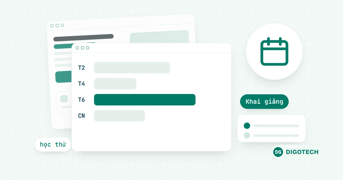 Website trung tâm đào tạo: khai giảng, học phí, đăng ký học thử